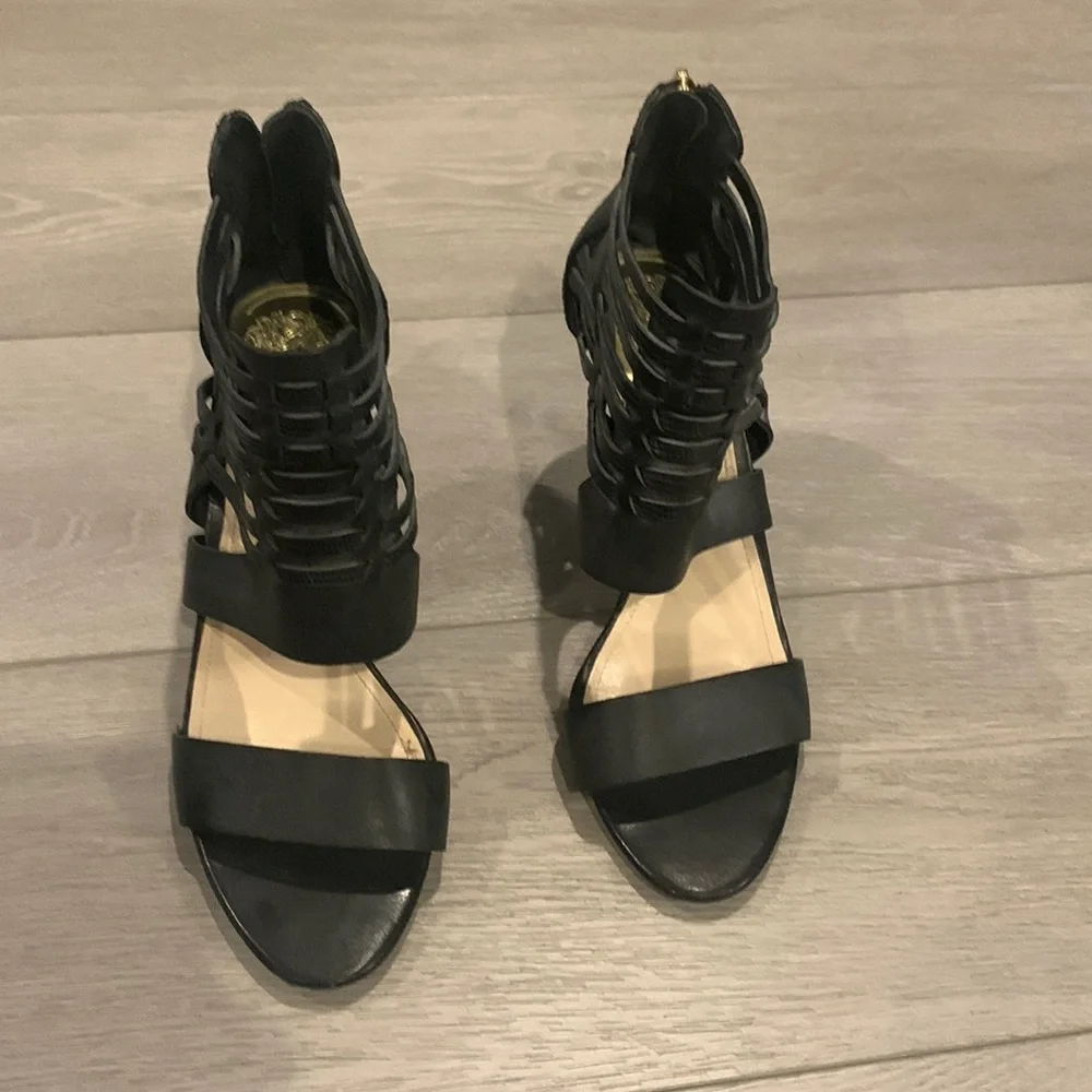 Vince Camuto - Black Heel Sandals - Size: 8.5 M - Picture 3 of 14